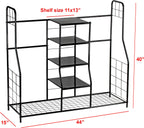 Home-It Golf Bag Sports Dual Golf Storage Organizer Golf Organizer Rack