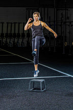 Rage Fitness Steel Plyo Box 12-18-24-30 Inch High Anti-Slip Pre-Assembled Plyometric Jump Box For Home Gym Conditioning And Stre