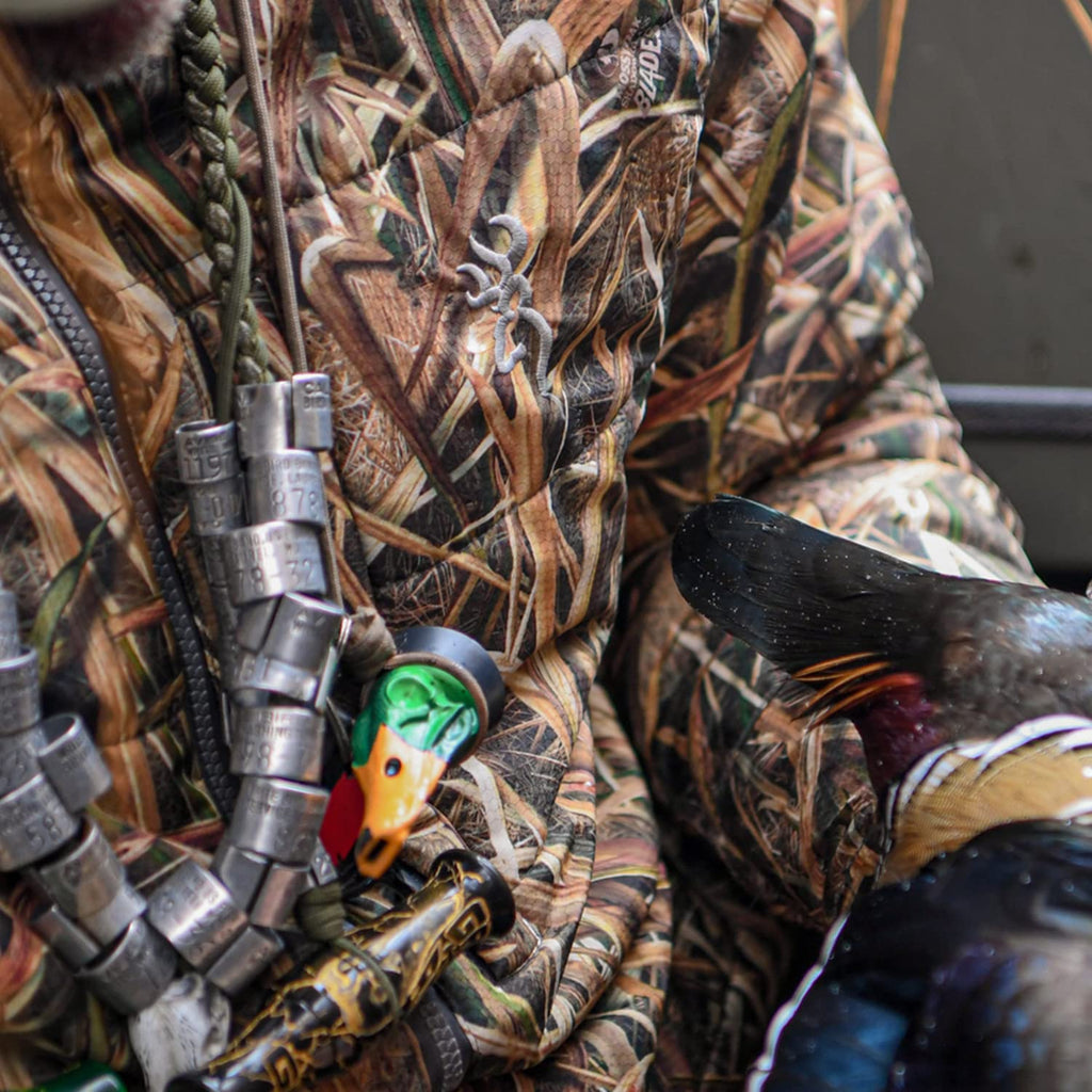 Zink Calls Mallard Drake Whistle Polycarbonate Durable Versatile Realistic Hunting Duck Game Call - Detailed Carving & Easy-Blow