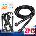 Starfit Lightweight Jump Rope 2Pcs For Fitness And Exercise - Adjustable Jump Ropes With Plastic Handles - Tangle-Free Skipping