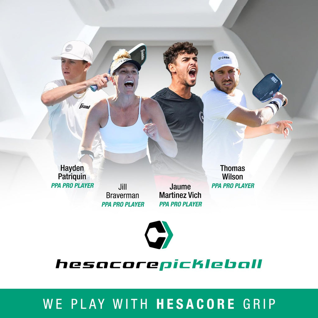 Hesacore Pickleball Paddle Grip - Pickleball Grip, Comfortable Grip For Tennis Elbow, Increased Grip Strength, Less Vibrations,
