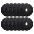 CAP Barbell 370 lb PRO Olympic Bumper Plate Set, Black
