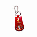 San Francisco 49Ers Team Color Nfl Football Keychain