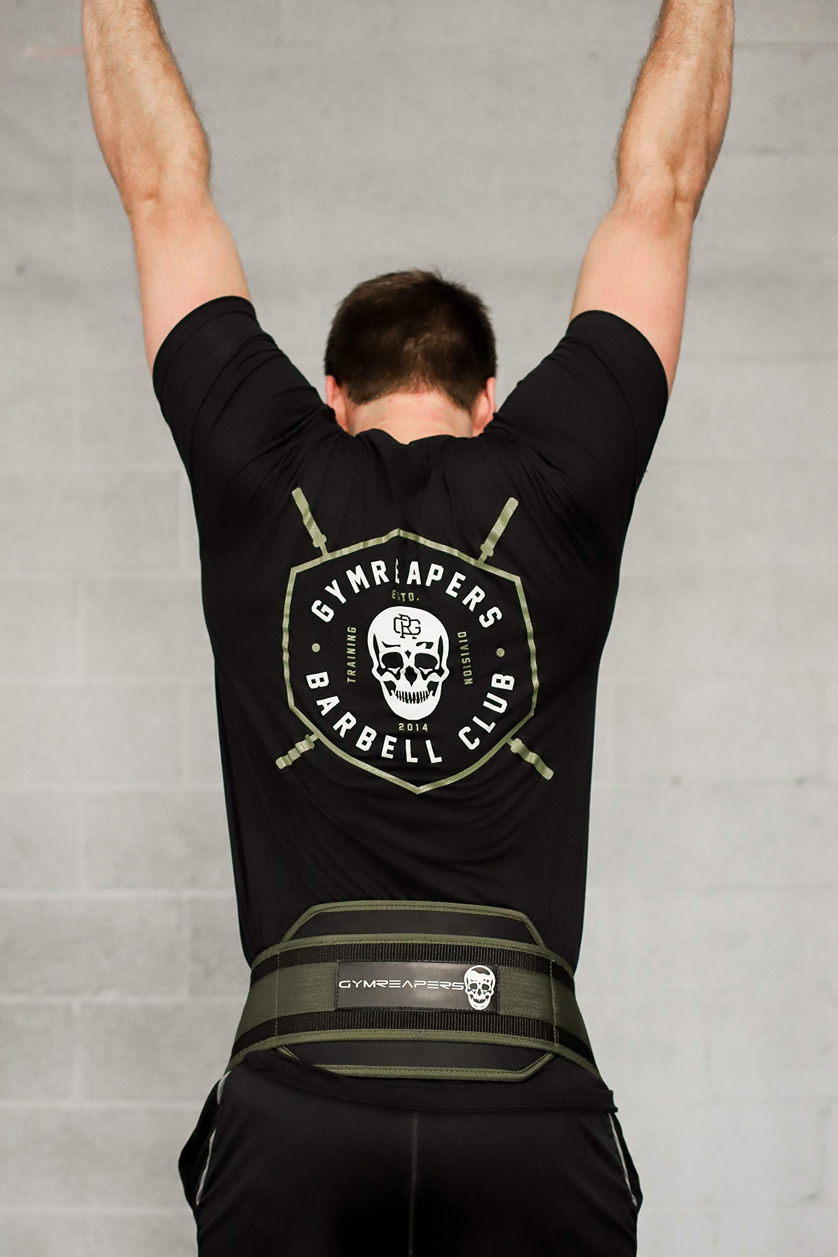 Gymreapers Dip Belt With Chain For Weightlifting, Pull Ups, Dips - Heavy Duty Steel Chain For Added Weight Training (Ranger Gree