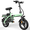 Foldable Electric Bike for Adults and Teens, 14 Folding E-Bike with 500W Motor, Electric Bicycle with 48V Removable Battery UL 2