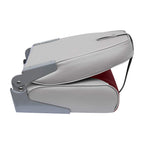 Wise 8Wd588Pls-661 Standard High Back Boat Seat, Grey/Red