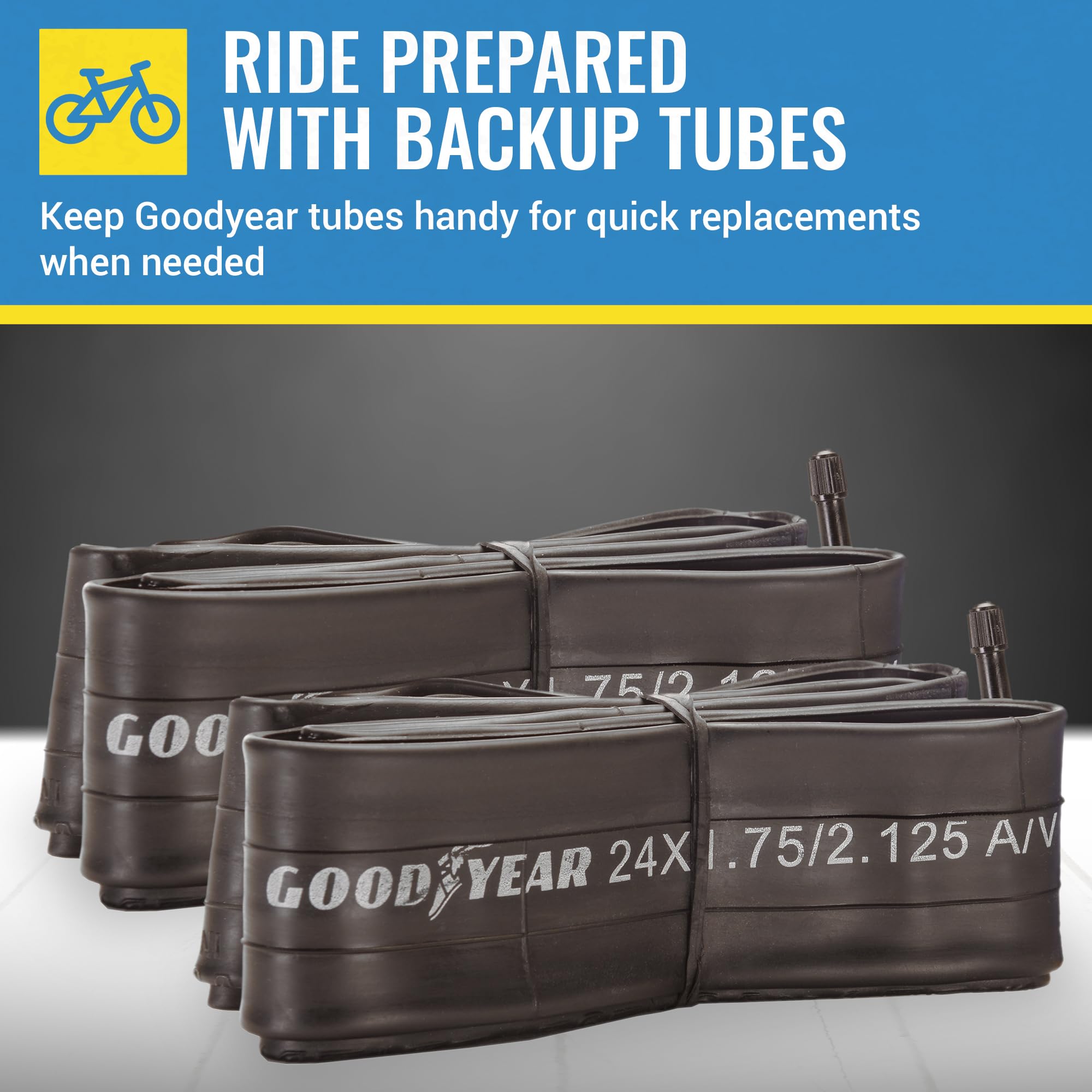 Goodyear Bicycle Tube, 24 X 1.75/2.125