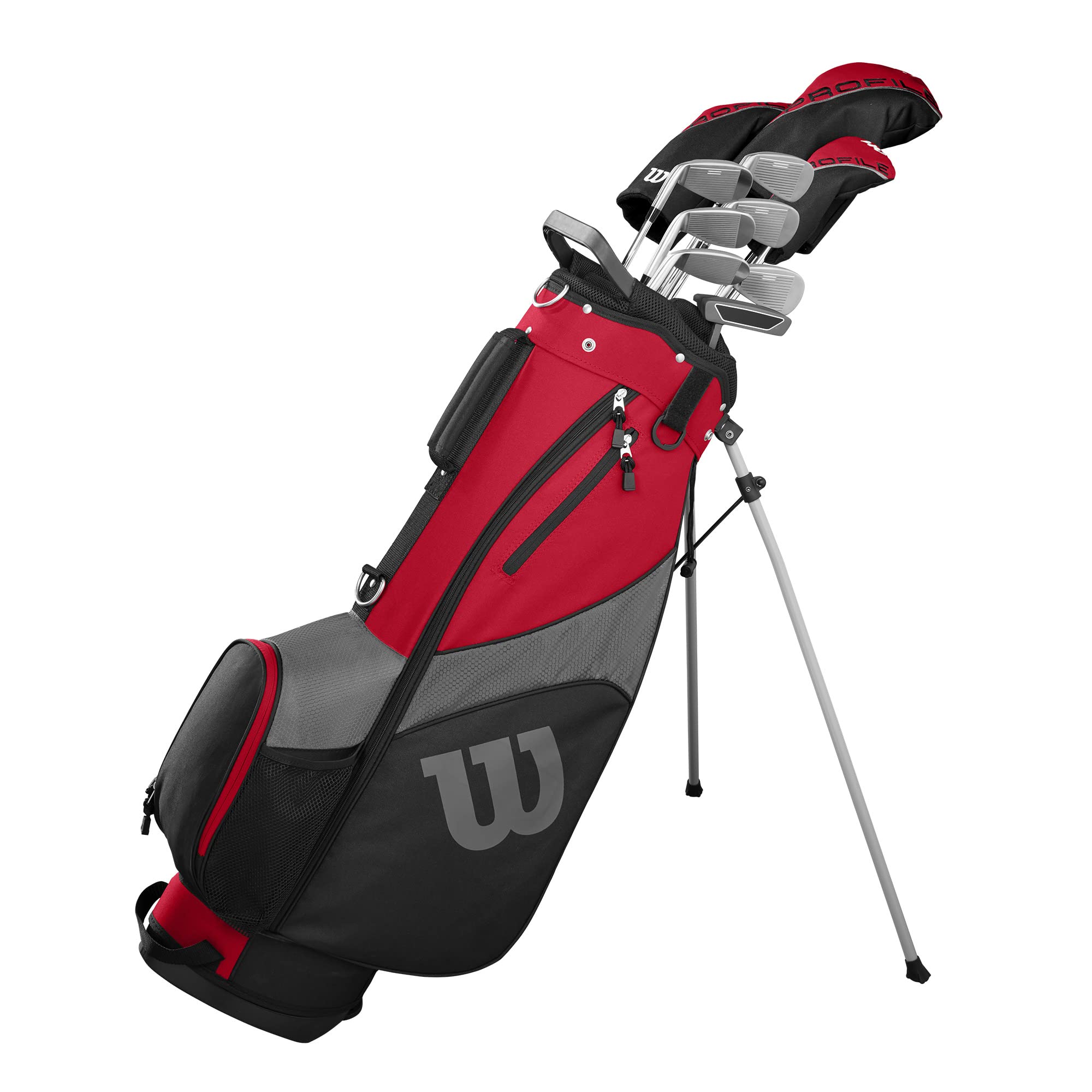 Wilson Golf Profile Sgi Men'S Complete Golf Set - Long, Right Hand,Red (Long)
