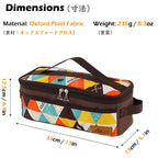 Triwonder Camping Travel Cookware Organizer Bag Cooking Utensils Storge Portable Pouch For Outdoor Barbecue Camping Cooking Spoo