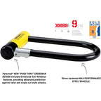 Kryptonite New York Standard Bike U-Lock, Heavy Duty Anti-Theft, 16Mm Shackle With Mounting Bracket And Keys, Ultimate Security