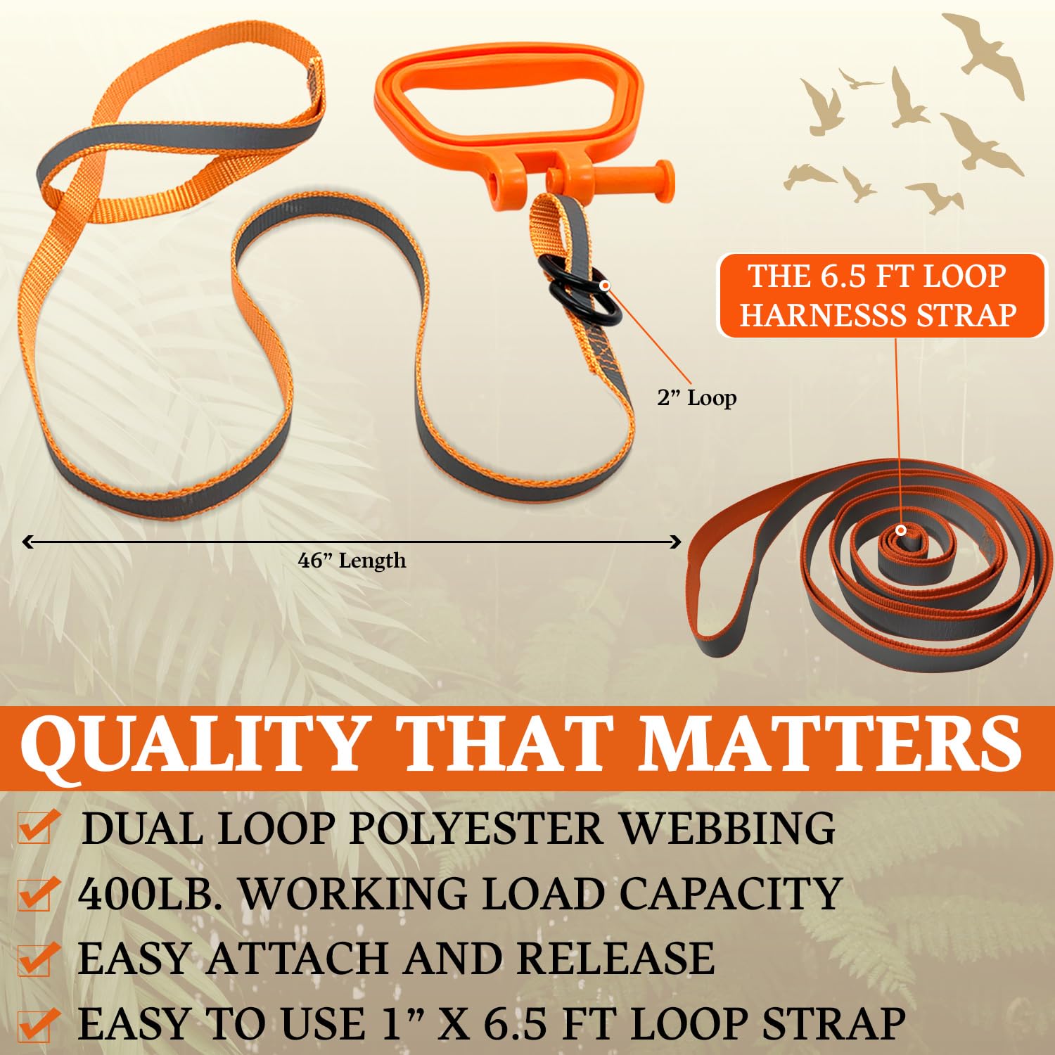 Multus: Perfect Deer Drag And Harness 2 Pack; Every Way To Drag A Deer In One Product Fast & Easy! Dual Harness Deer Drag With H