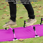 Kids Camping Cot And Toddler Travel Bed | Lightweight And Compact Cots For Sleeping | Portable Folding Cot For Toddler, Kids, Yo