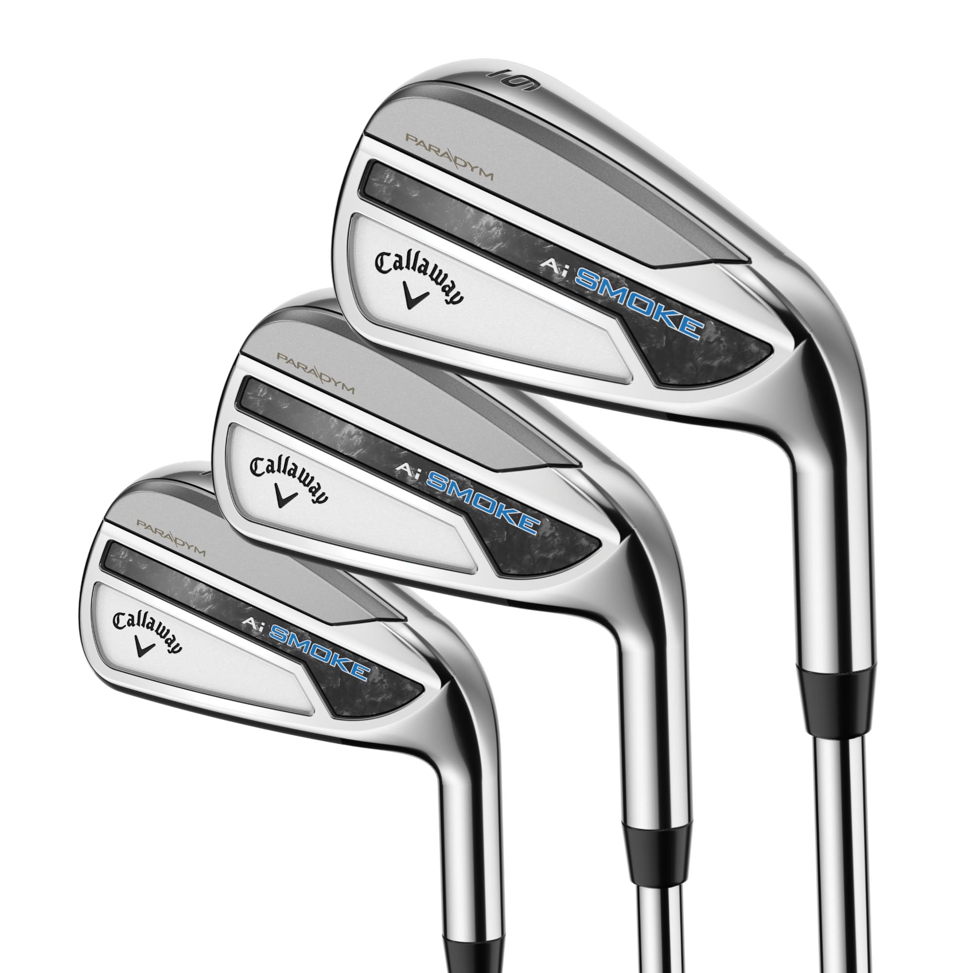 Callaway Golf Paradym AI Smoke Iron Set (Left Hand, 5-PW,AW, Graphite, Regular)