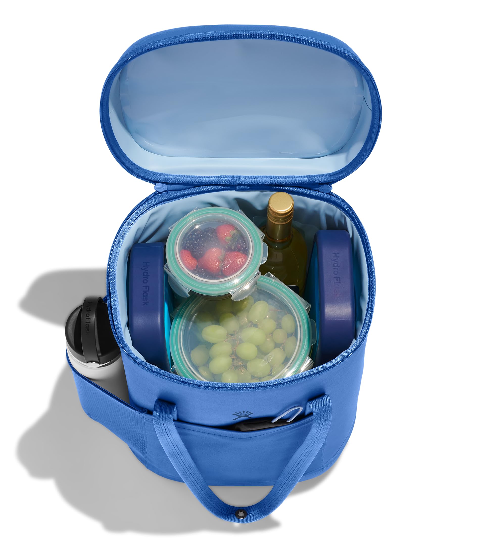 Hydro Flask Cooler Backpack - Insulated Portable Soft Cooler - 20 L Capacity in Cascade and Surf Blue