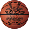 Kaayee Engraved Basketball For Grandson, Grandson Gift From Grandparents, Custom Birthday Graduation Back To School Gift For Gra