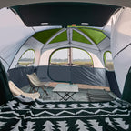Unp Suv Tent For Camping, 6-Person Car Camping, Suv Tailgate Tent For Outdoor, Easy Set Up With Rainfly 10'X9'X78In(H) (Green)