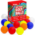 D-Xam Foam Golf Balls Bulk Practice Golf Ball Multicolor 41mm Soft | Long Lasting & Realistic Feel | Limited Flight Use Indoors 