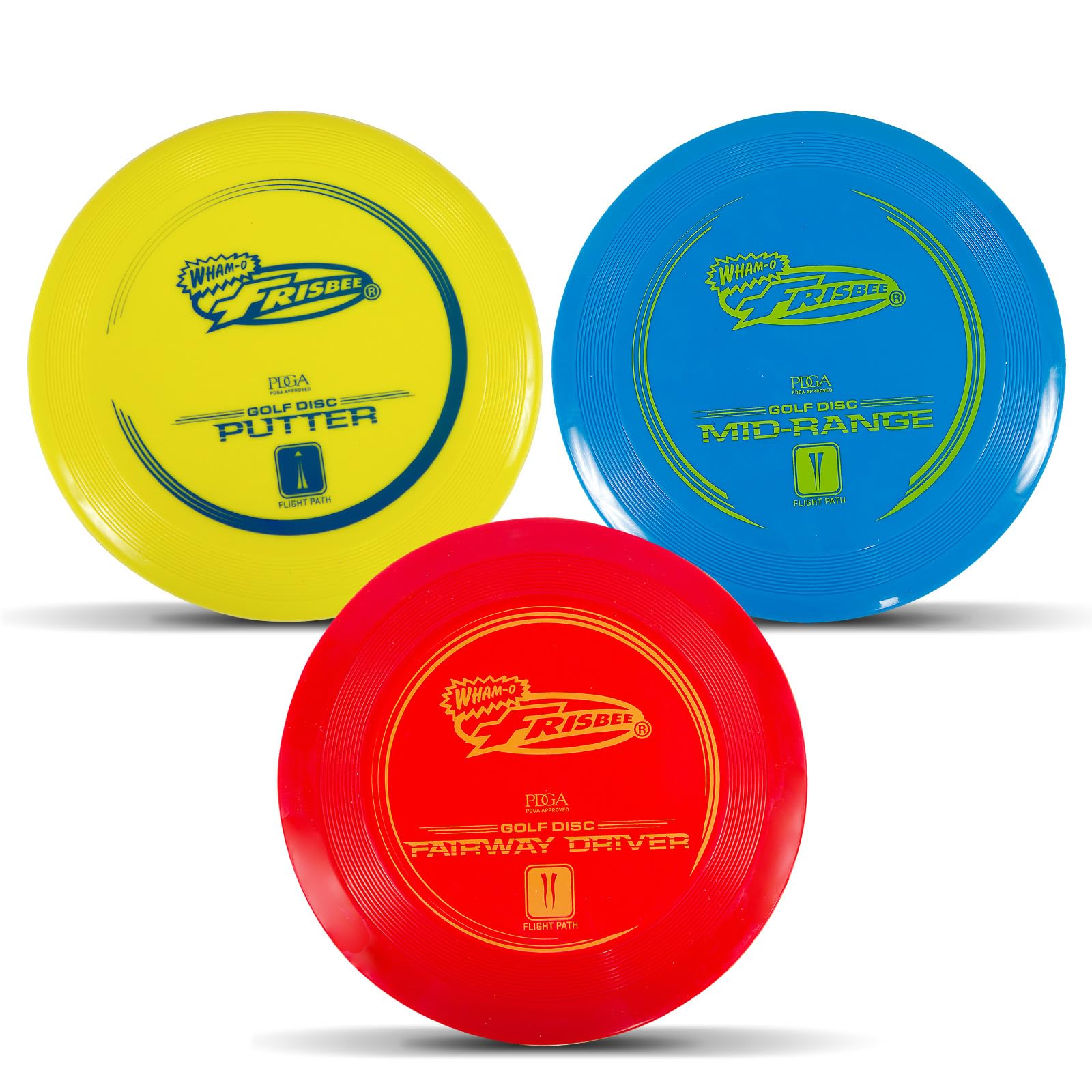 Intersport Frisbee Disc Golf 3 Pack, White