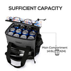 Tourit Cooler Bag 24-Can Insulated Soft Cooler Lunch Coolers Portable Cooler Bag 14.6L For Picnic, Beach, Work, Trip, Daily,Grey