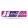 Rico Industries NASCAR Racing Alex Bowman Home Decor Metal Street Sign 4 x 15 Home D  cor - Bedroom - Office - Man Cave