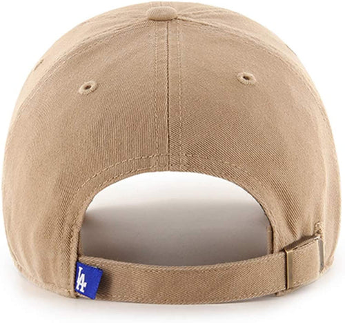 '47 New York Yankees Adjustable Cap Clean Up Mlb, Los Angeles Dodgers Khaki, One Size