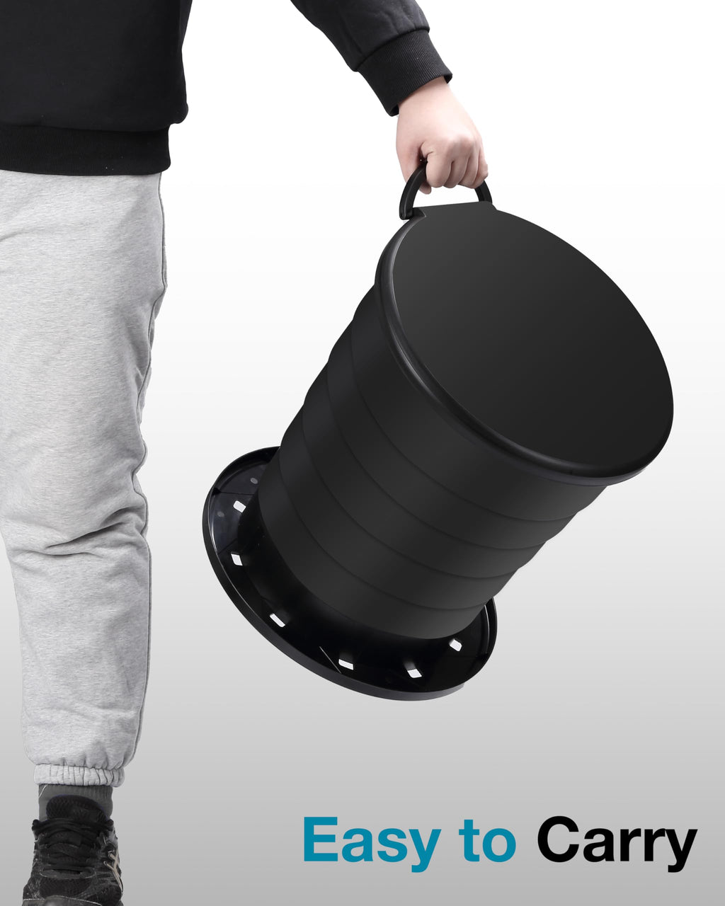Triptips 2025 Upgrade Retractable Portable Toilet Foldable With Soft Cushion Height Adjustable Travel Toilet For Car Camping Toi