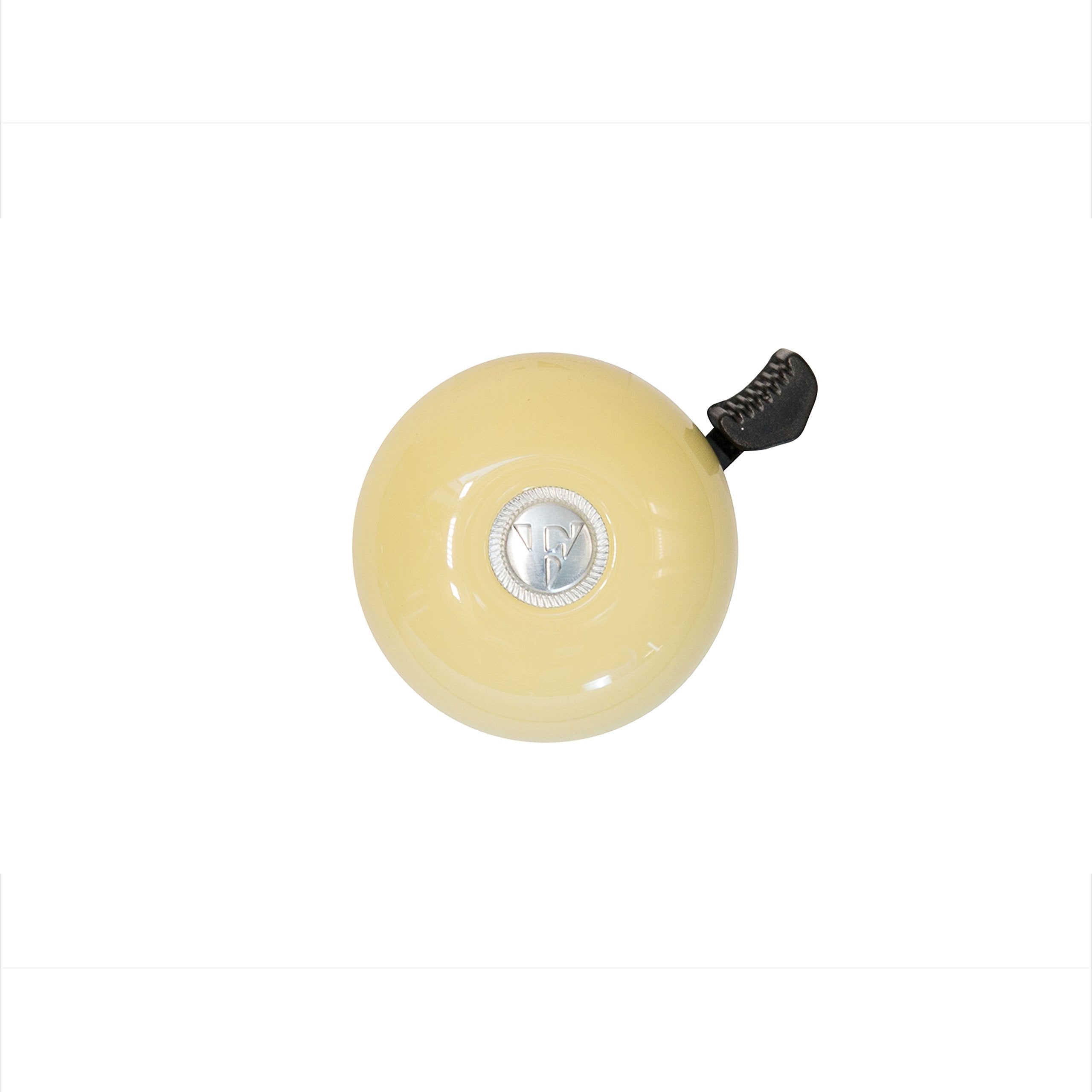Firmstrong Classic Beach Cruiser Bicycle Bell, Vanilla