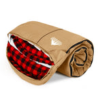 0 Degree Canvas Sleeping Bag For Fishing, Hunting, Traveling And Camping Particularly In Cold Winter Outdoor With Removable Flan