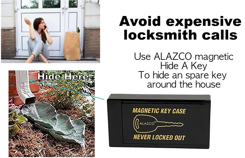 Hide A Key Holder Magnetic Under Car Extra Key House Shed Rv Boat Truck Never Lock Out Home Vehicle Office Storage Spare Keys La