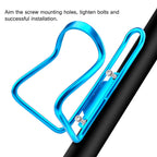 Fivebox Bike Water Bottle Holder, 1Pack Lightweight Aluminum Alloy Cycling Bicycle Water Bottle Cage Holder Bracket For Outdoor