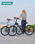 Gotrax 26 Electric Bike, Max Range 30Miles(Pedal-assist1) & 15.5/20Mph Power by 250/350W, 3 Riding Modes & Adjustable Seat, 7-Sp