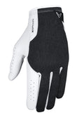 Callaway Golf X Spann Glove (Worn On Left Hand, Cadet (Short Fingers), X-Large, White/Black)