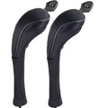 Andux 2 Pack Long Neck Golf Hybrid Club Head Covers Dial No. Tag Ctmt-01 Black/Black