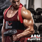 Tikaton Arm Blaster With Wrist Wraps For Biceps & Triceps, Adjustable Bicep Isolator Arm Curl Blaster For Big Arms Bodybuilding