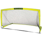 Franklin Sports Blackhawk Backyard Soccer Goal - Portable Kids Soccer Net - Pop Up Folding Indoor + Outdoor Goals - 9' X 5'6'' -