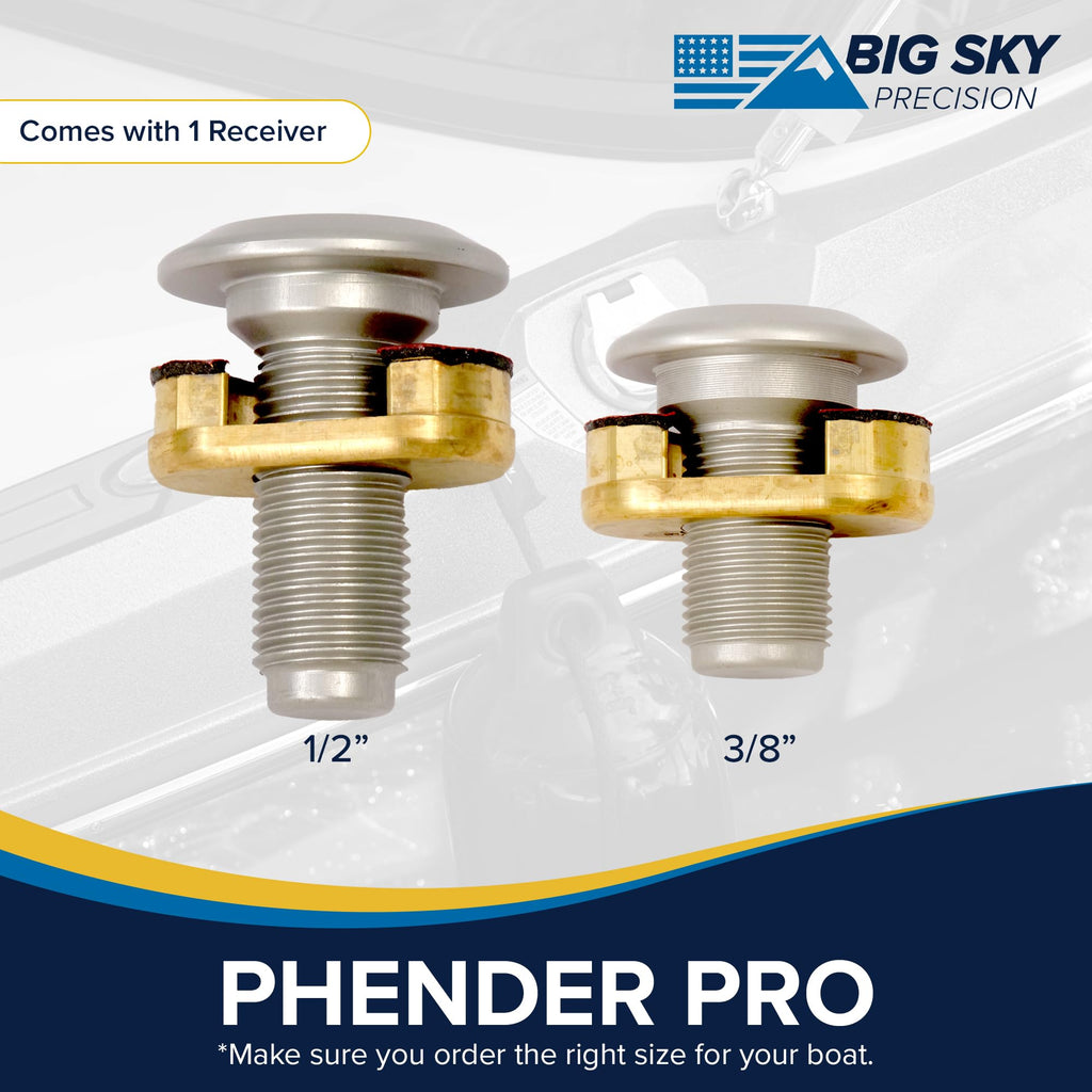 Phender Pro Bspa-1181 Quick Release Fender Receiver - 1/2''