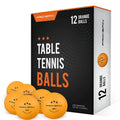 Pro Spin Ping Pong Balls - Orange 3-Star 40+ Table Tennis Balls (Pack Of 12) | High-Performance Abs Training Balls | Ultimate Du