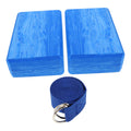 Kisangel 1 Set Yoga Block High Density Yoga Training Brick for Dancers Eva Block Kit for Flexibility and Stretching Lightweight 
