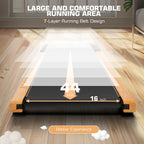 Funmily Walking Pad Treadmill With Incline,2.5Hp Brushless Wooden Under Desk Treadmill With Smart App,300 Lb Capacity,2 In 1 Por