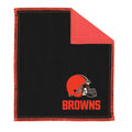 Kr Strikeforce Officially Licensed Nfl Cleveland Browns Logo Bowling Ball Shammy Cleaning Pad