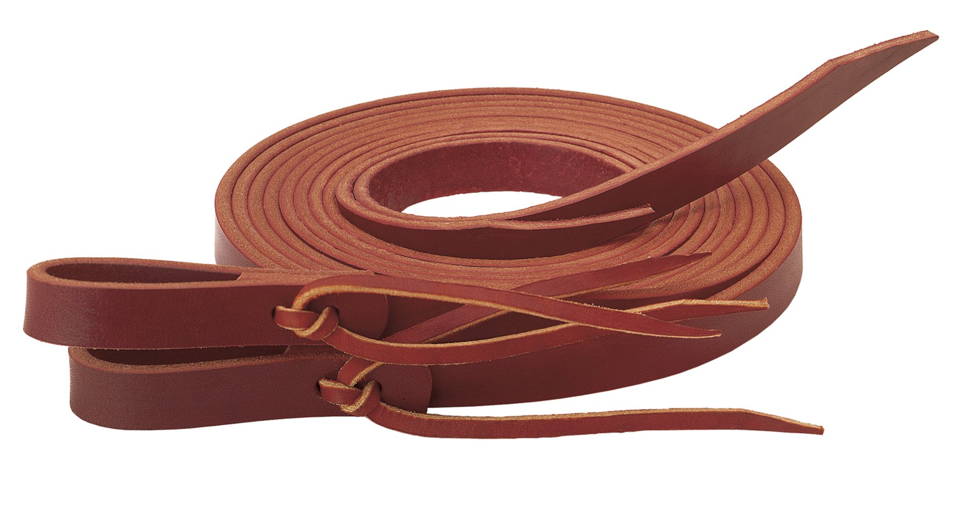 Weaver Leather Latigo Split Rein With Water Tie Ends, 5/8-Inch X 8-Feet, Burgundy