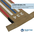 Tumbl Trak 8 Ft Laser Beam With Solid Wood Core, Low Gymnastics Balance Beam For Home