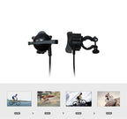 Balancefrom Bike Trainer Stand Steel Bicycle Exercise Magnetic Stand With Front Wheel Riser Block