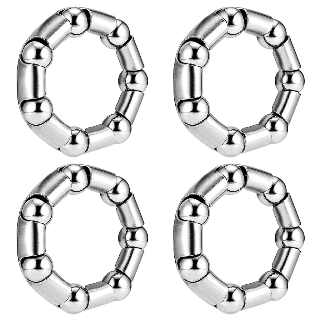 Jaceyon Bike-Ball-Bearing, Bicycle-Crank-Bearings, 5/16'' X 7-Balls-Bike-Crank -Bearing, 4 Pcs Replacement Mtb Part For Bike Cra