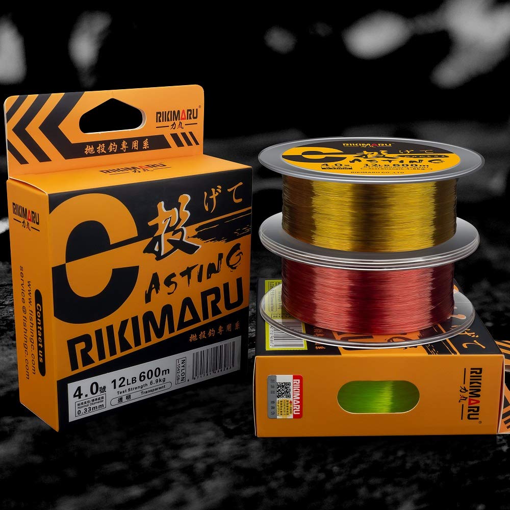 Rikimaru Monofilament Fishing Line (Clear, 25Lb-660Yds)
