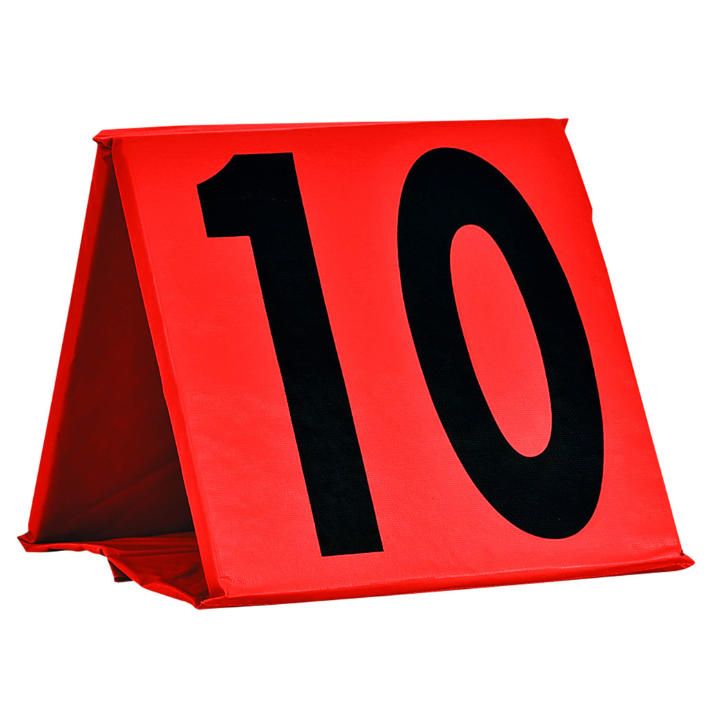 Champro Non-Weighted Football Yard Markers - 13'' X 13'', Colors May Vary