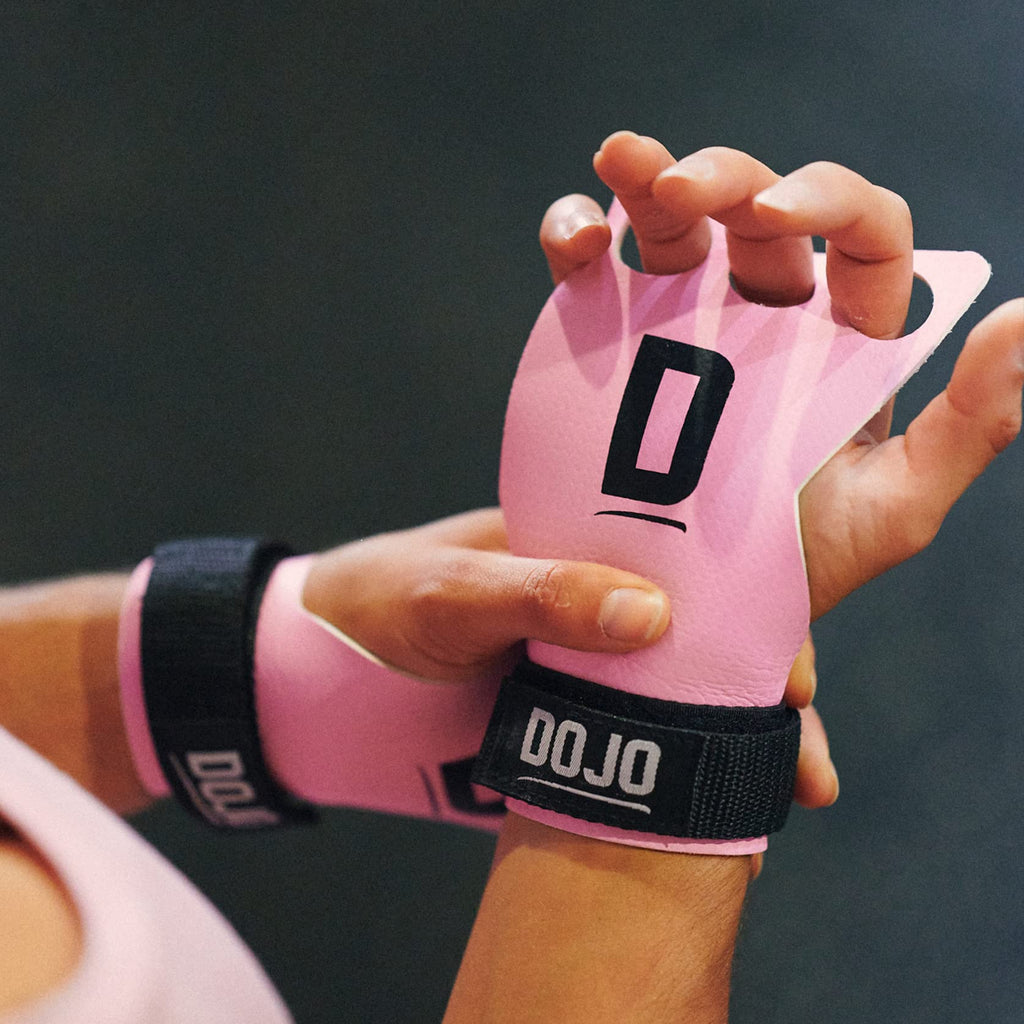 Dojo Carbon Gymnastics Grips For Cross Training - Pull Ups Weight Lifting & Training-Gym Workout Gloves Hand Palm Protector For