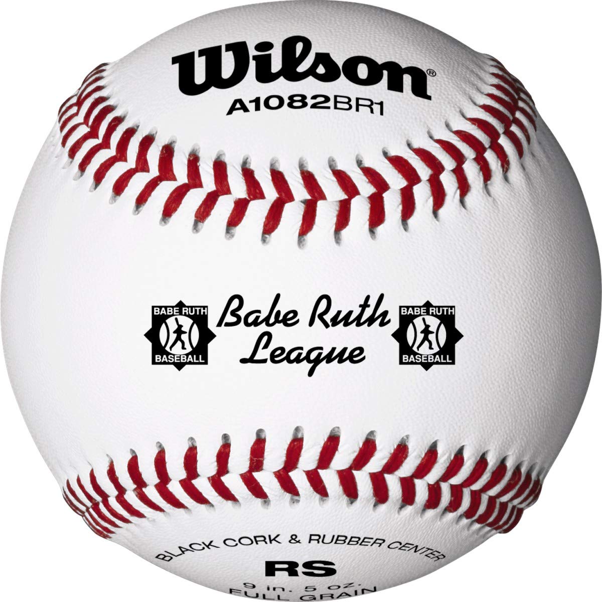 Wilson Sporting Goods Youth League And Tournament Baseballs, A1082, Rs, Babe Ruth, League (One Dozen), White