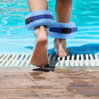 Foam Swim Aquatic Cuffs, Water Aerobics Float Ring Fitness Exercise Set, Ankles Arms Belts With Quick Release Buckle For Swim Fi