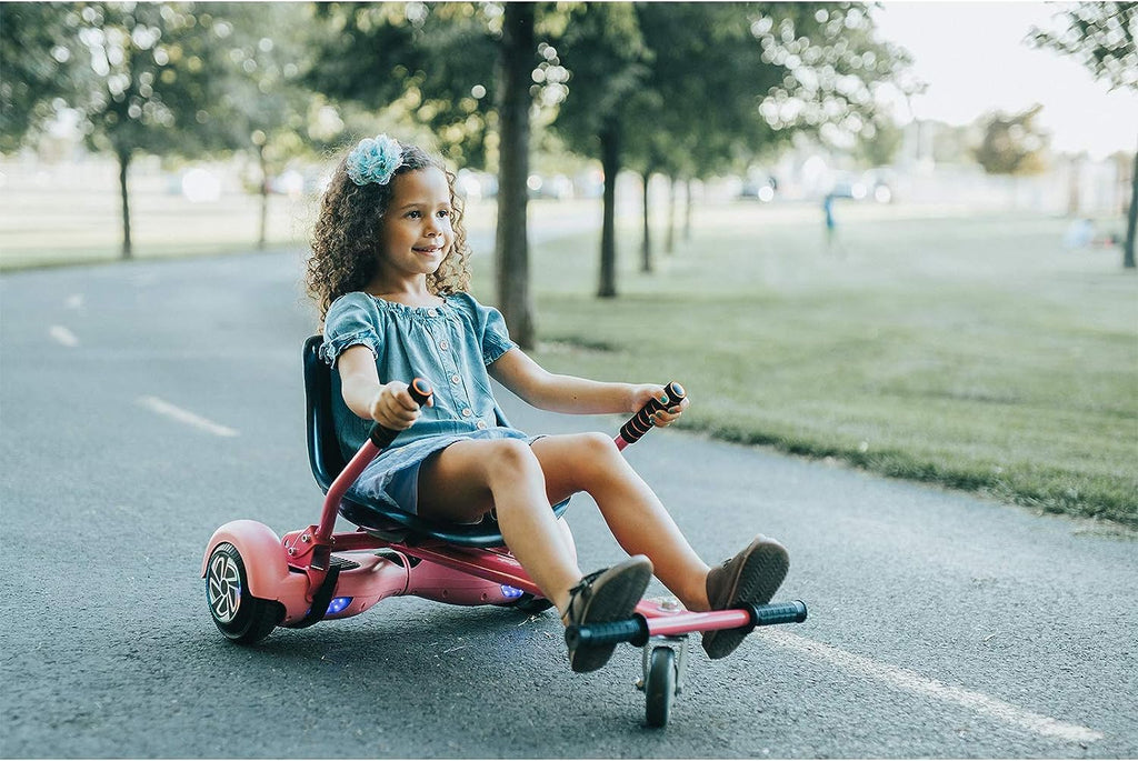 Hoverboard Seat Attachment Go-Kart Fits 6.5   / 8   / 10    Hoverboards, Hover Cart For Kids & Adults, Accessory For Self Balanc
